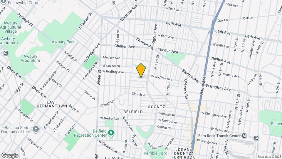 1929 W Sparks St Map and Location Details