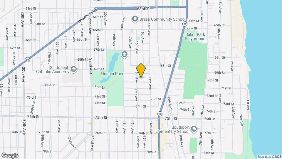 1506 70th St Map and Location Details