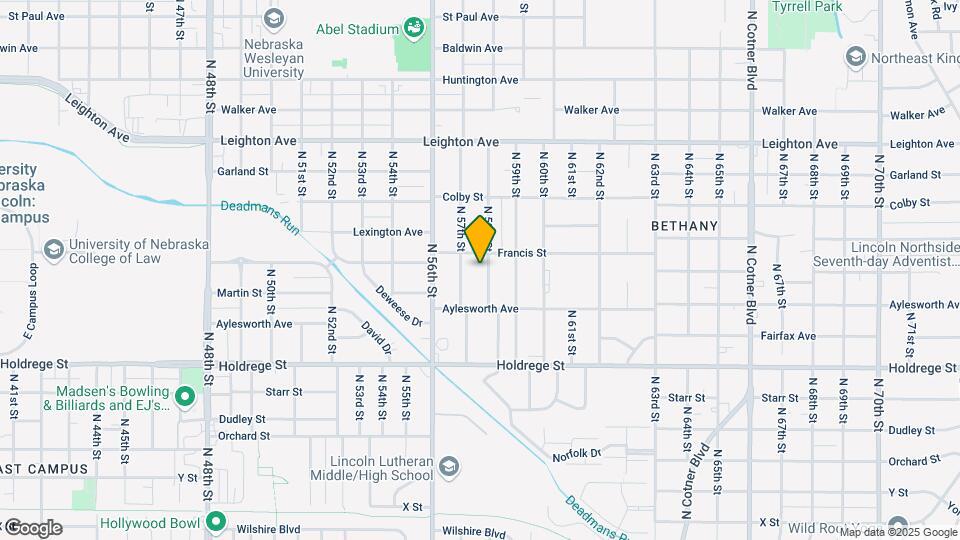 1819 N 58th St Map and Location Details