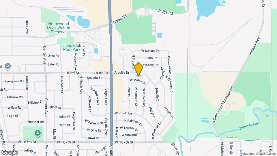 815 W Manor Ct Map and Location Details