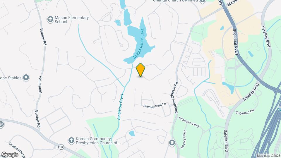 2502 Oak Hill Overlook Map and Location Details