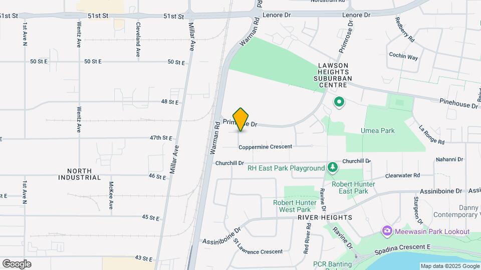 206 Coppermine Crescent Map and Location Details