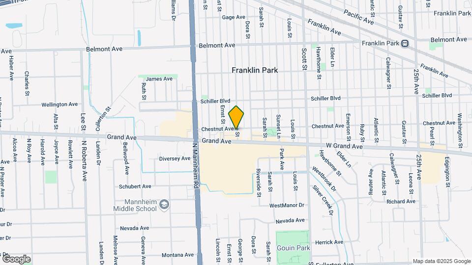 10225 Chestnut Ave Map and Location Details