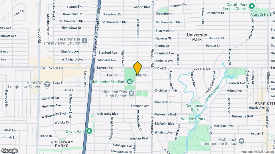 4153 Hyer St Map and Location Details