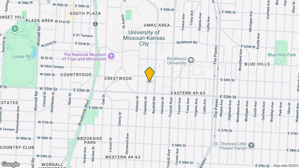 5411 Charlotte St Map and Location Details
