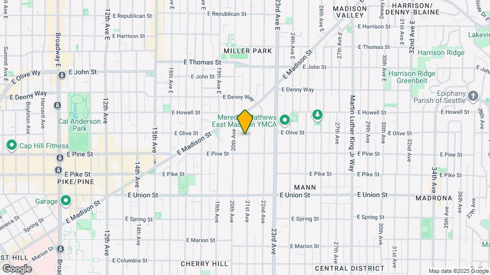 1631 21st Ave Map and Location Details