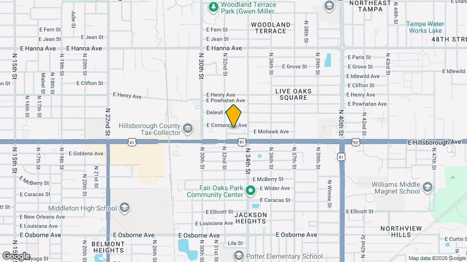 3208 E Mohawk Ave Map and Location Details