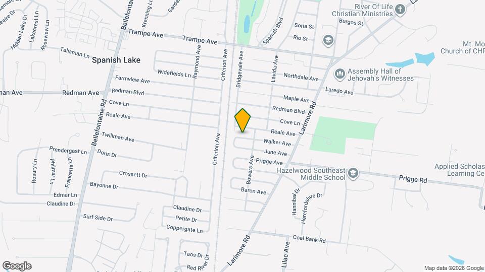 1223 Walker Ave Map and Location Details