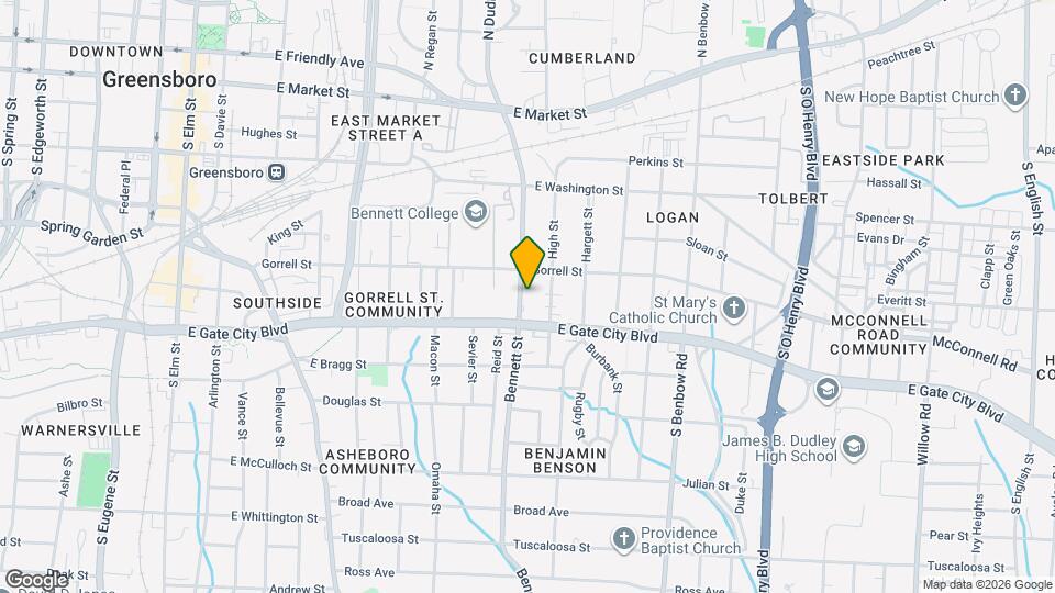 507 Bennett St Map and Location Details