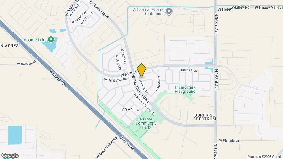 16786 W Cielo Grande Ave Map and Location Details