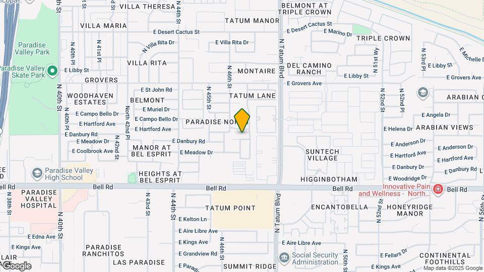 4632 E Danbury Rd Map and Location Details