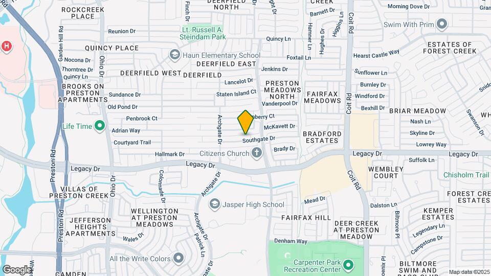 4517 Southgate Dr Map and Location Details
