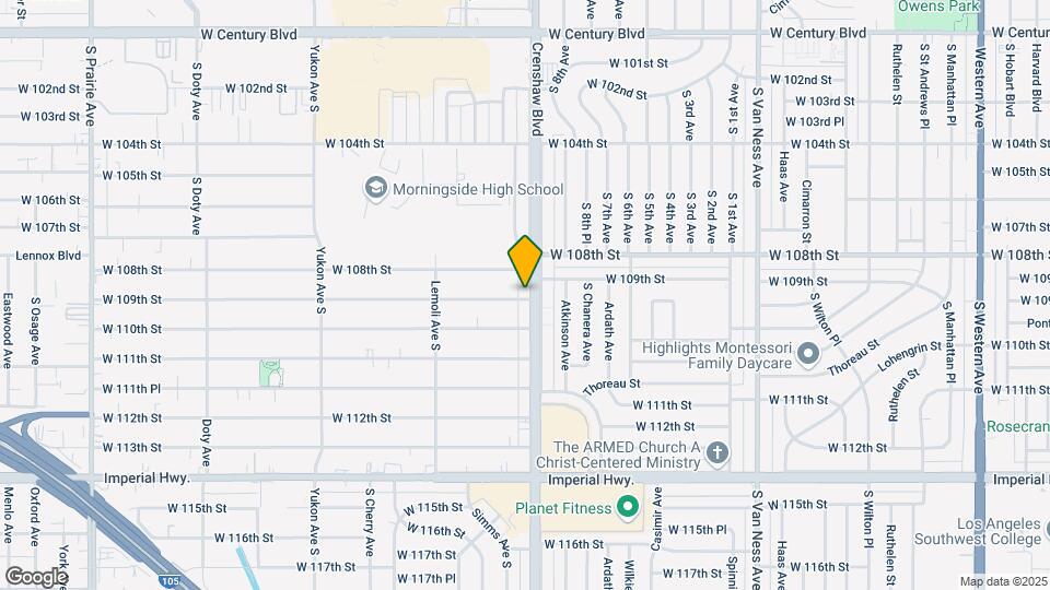 3113 W 109th St Map and Location Details
