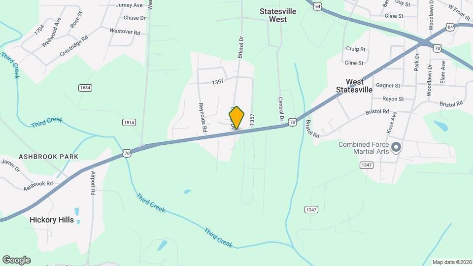 1543 Bristol Dr Map and Location Details