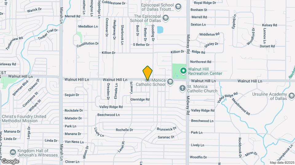 4054 Walnut Hill Ln Map and Location Details