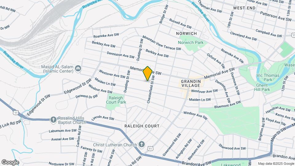 2214 Westover Ave SW Mapa y Detalles de la Ubicación