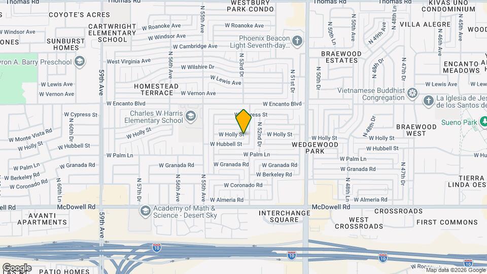 5311 W Holly St Mapa y Detalles de la Ubicación