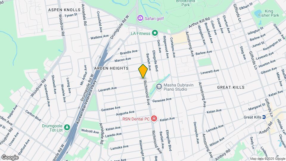651 Leverett Ave Map and Location Details
