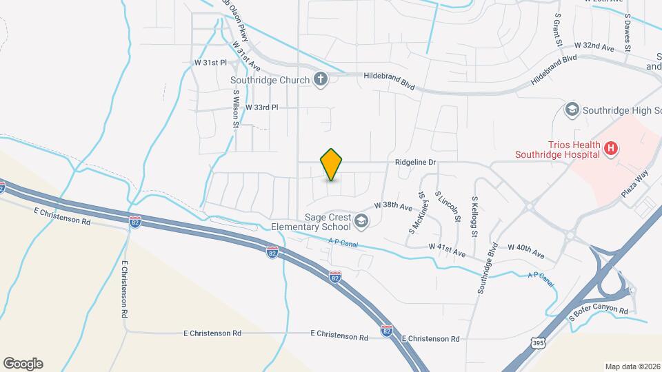 3697 S Roosevelt St Map and Location Details