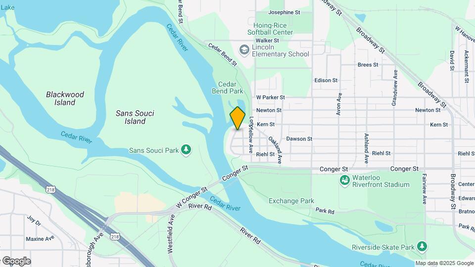 712 Riverside Dr Mapa y Detalles de la Ubicación