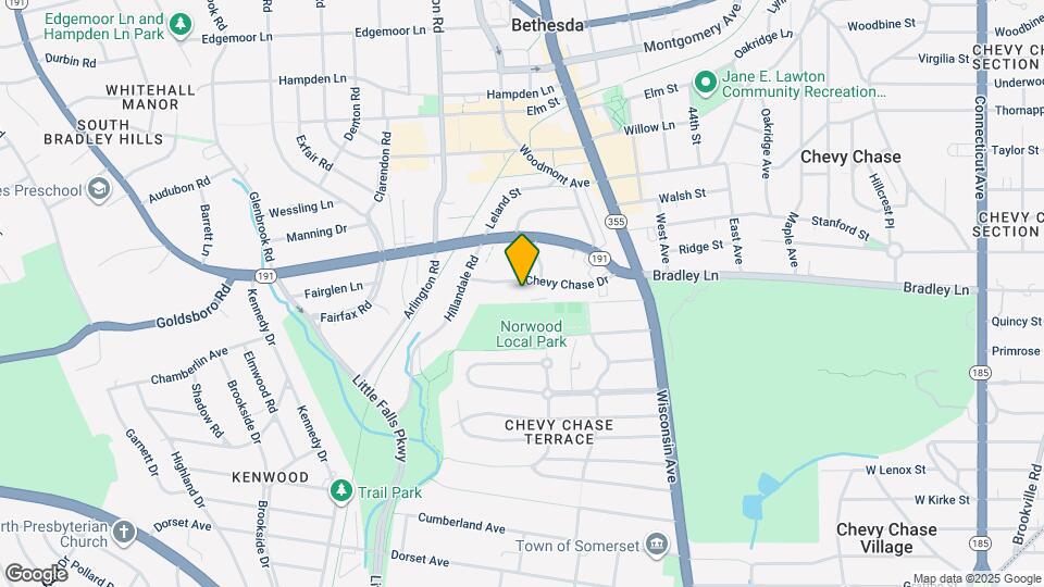4818 Chevy Chase Dr Map and Location Details