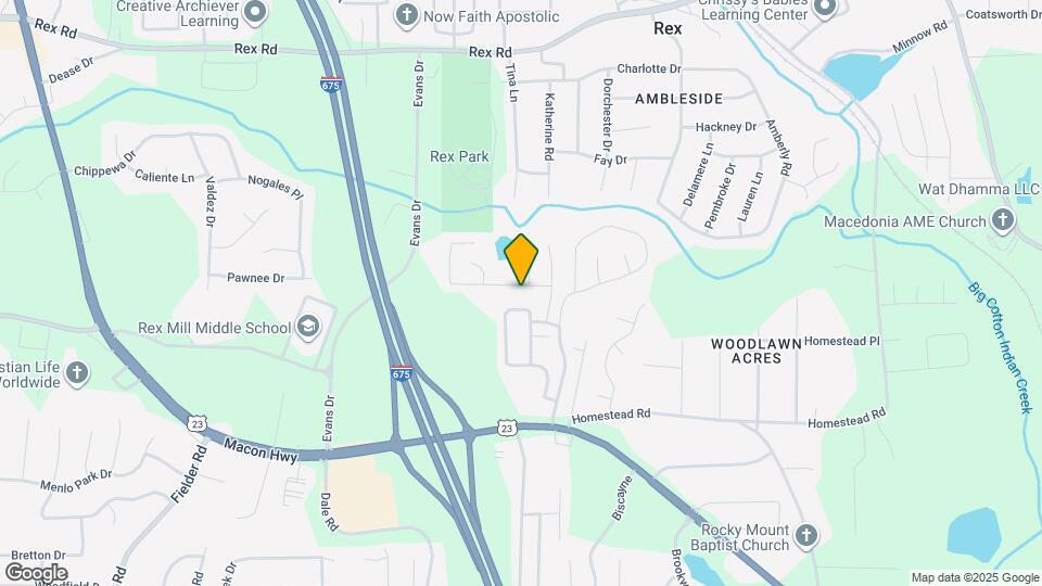 3551 Creekview Dr Mapa y Detalles de la Ubicación