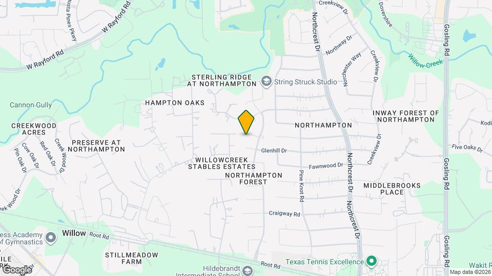 6615 Haughton Dr Map and Location Details