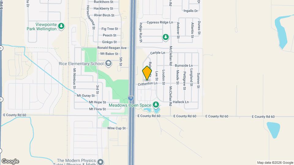 Modern 2 bed, 2.5 bath Townhome in Wellington, CO- Available July 10th! Map and Location Details