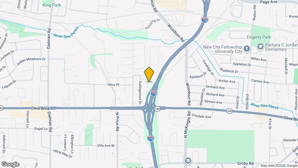 1158 Brightling Dr Map and Location Details