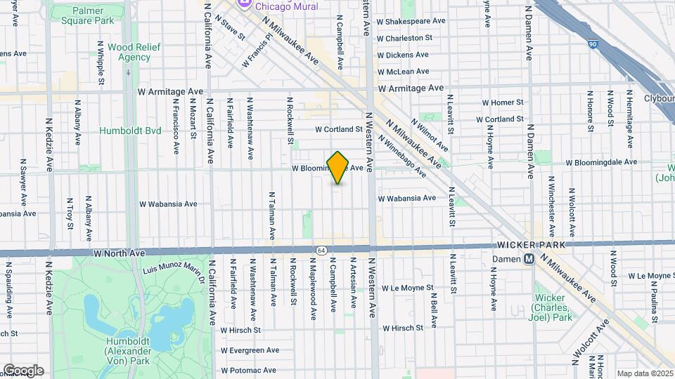 1729 N Campbell Ave Map and Location Details
