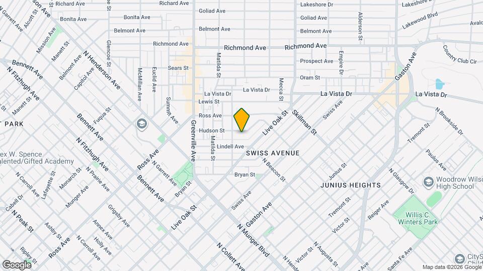 5916 Hudson St Map and Location Details