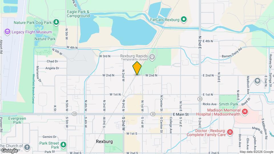 119 W 2nd N Map and Location Details