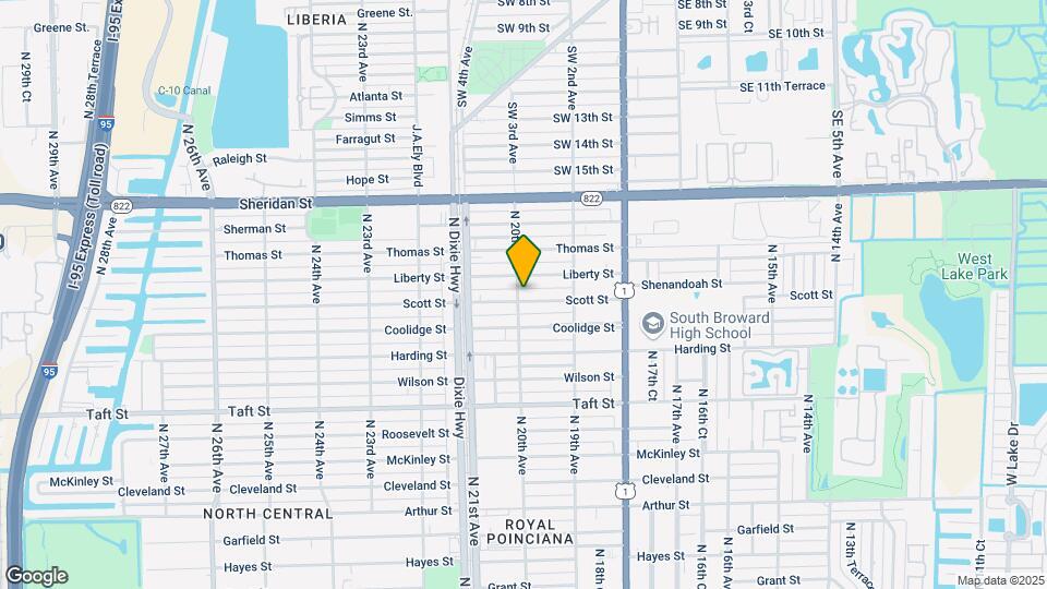2103 N 20th Ave Map and Location Details