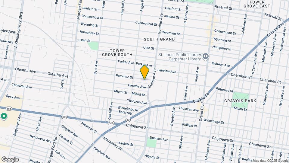 3928 Potomac St Map and Location Details