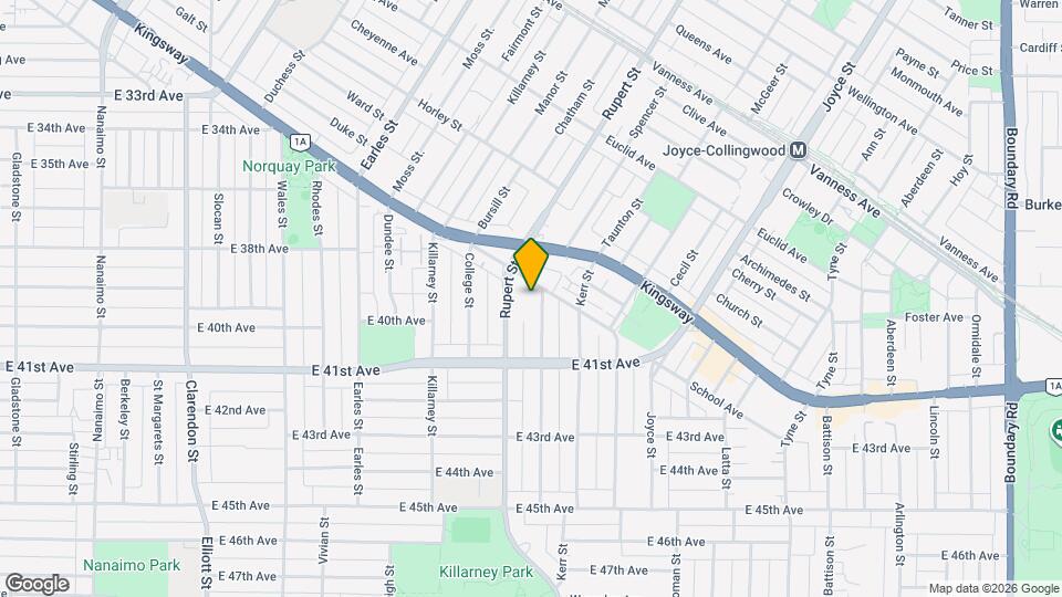 5561 Lancaster St Map and Location Details