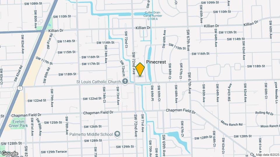 7100 SW 119th St Map and Location Details