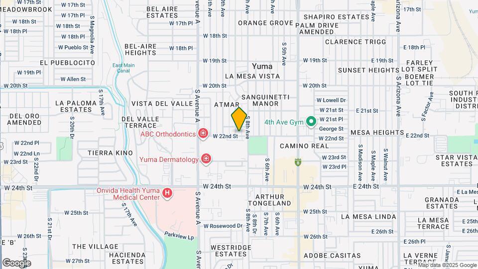 880 W 22nd St Map and Location Details