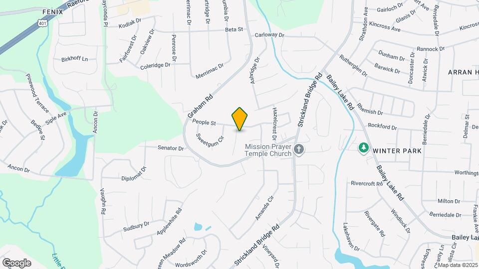 1603 Hickoryridge Ct Map and Location Details