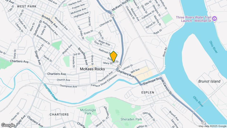 720 Mary St Map and Location Details