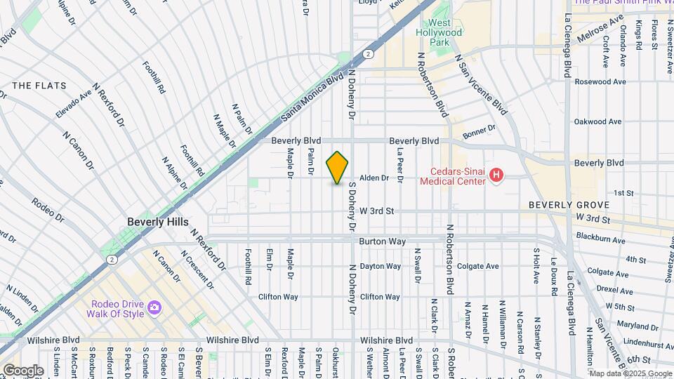 344 N Oakhurst Dr Map and Location Details