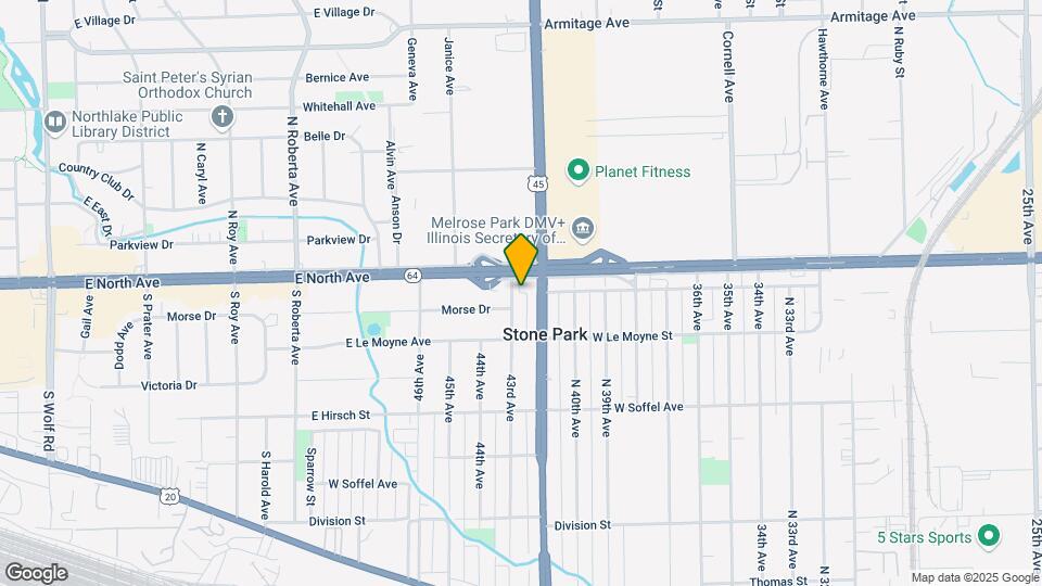 1827 N 43rd Ave, Unit 10 Map and Location Details