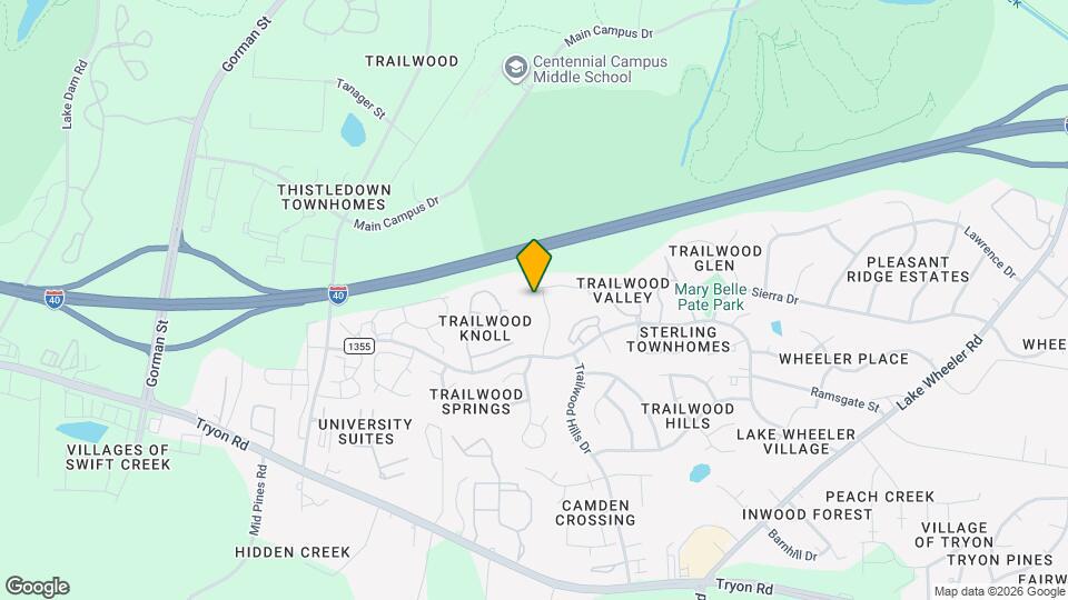 3001 Trailwood Pines Ln Map and Location Details