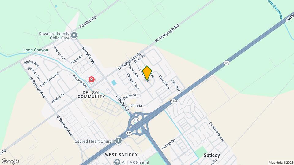 273 Gorrion Ave Map and Location Details