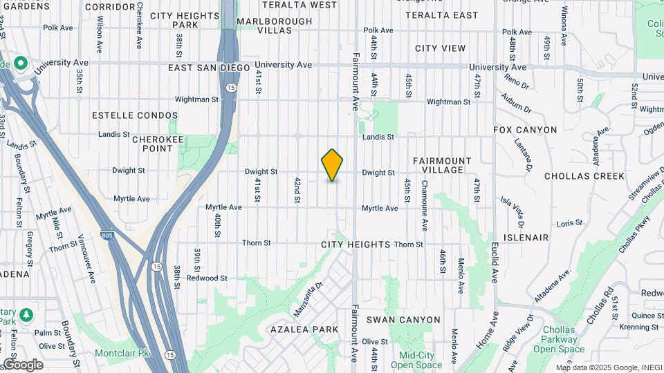 3564 43rd St Map and Location Details