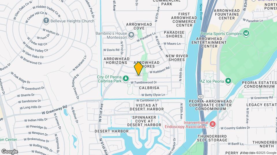 8924 W Tierra Buena Ln Map and Location Details