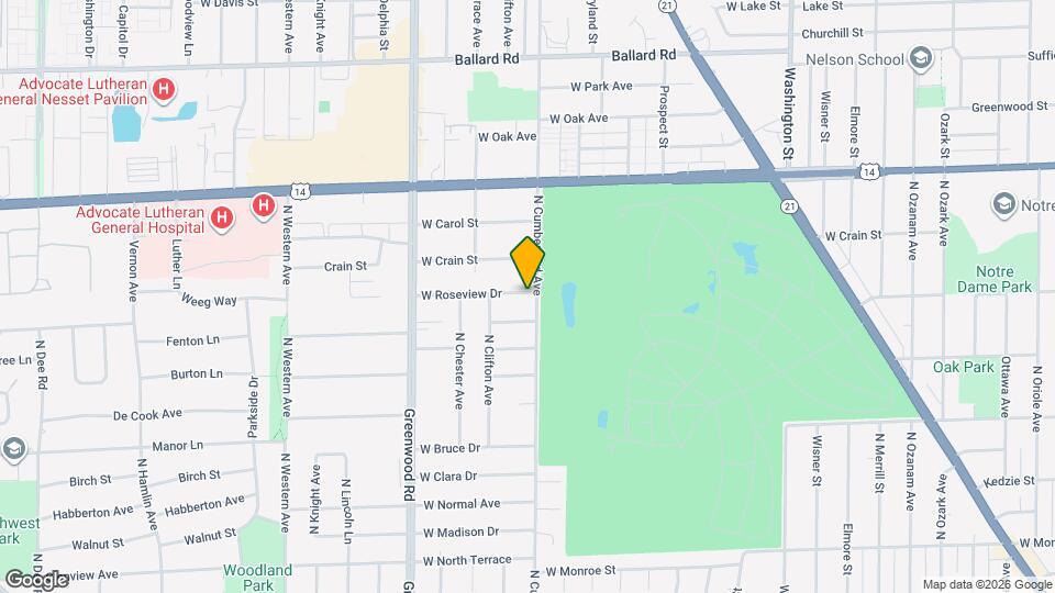 8409 W Roseview Dr Mapa y Detalles de la Ubicación