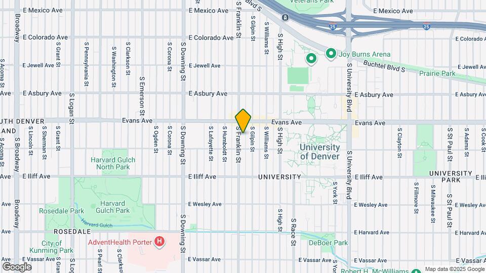 2126 S Franklin St Map and Location Details