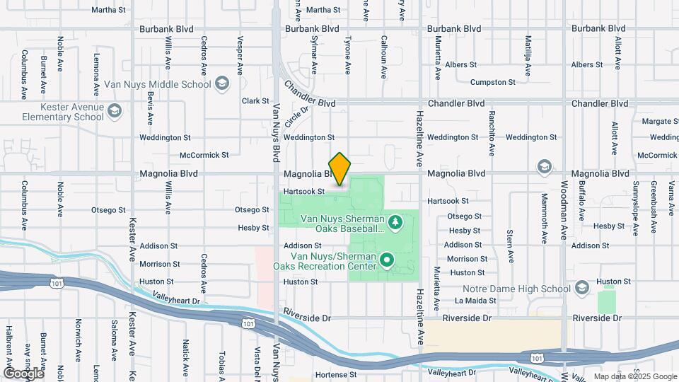 14311 Hartsook St Map and Location Details