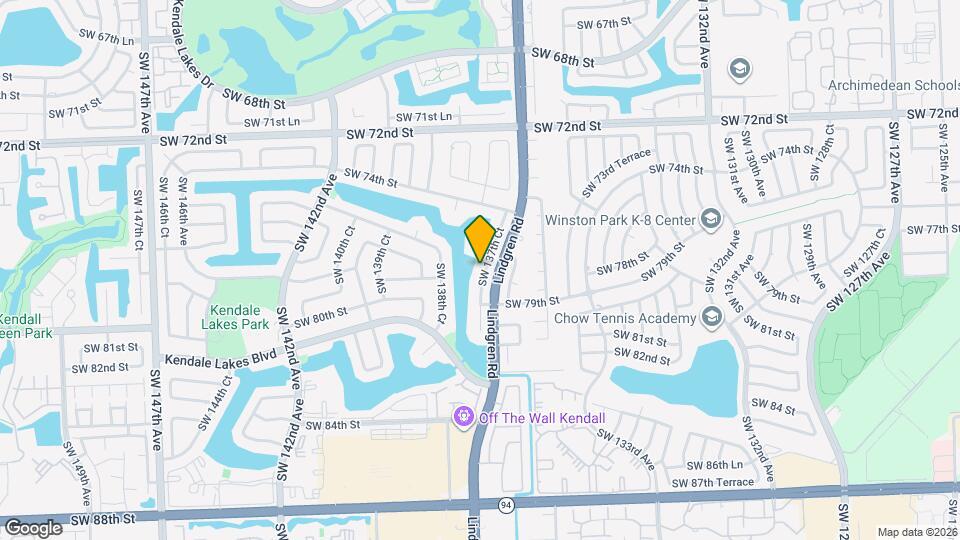 7700 SW 137th Ct Map and Location Details