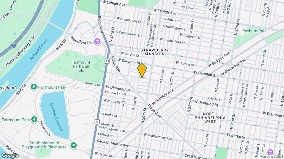 2938 W Susquehanna Ave Map and Location Details